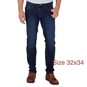 Weatherproof Vintage Men's Stretch Relaxed Fit Regular Jeans  Size 32x34